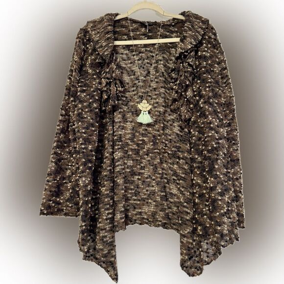 Beautiful! Conrad C Collection detailed & ruffled cardigan! - Picture 2 of 14
